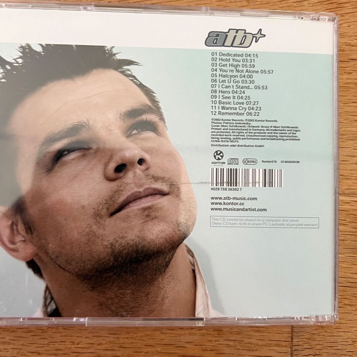 CD: ATB - Dedicated / 1. D-Press. 2002 – Usato da Gais venduto da soundcave57 1