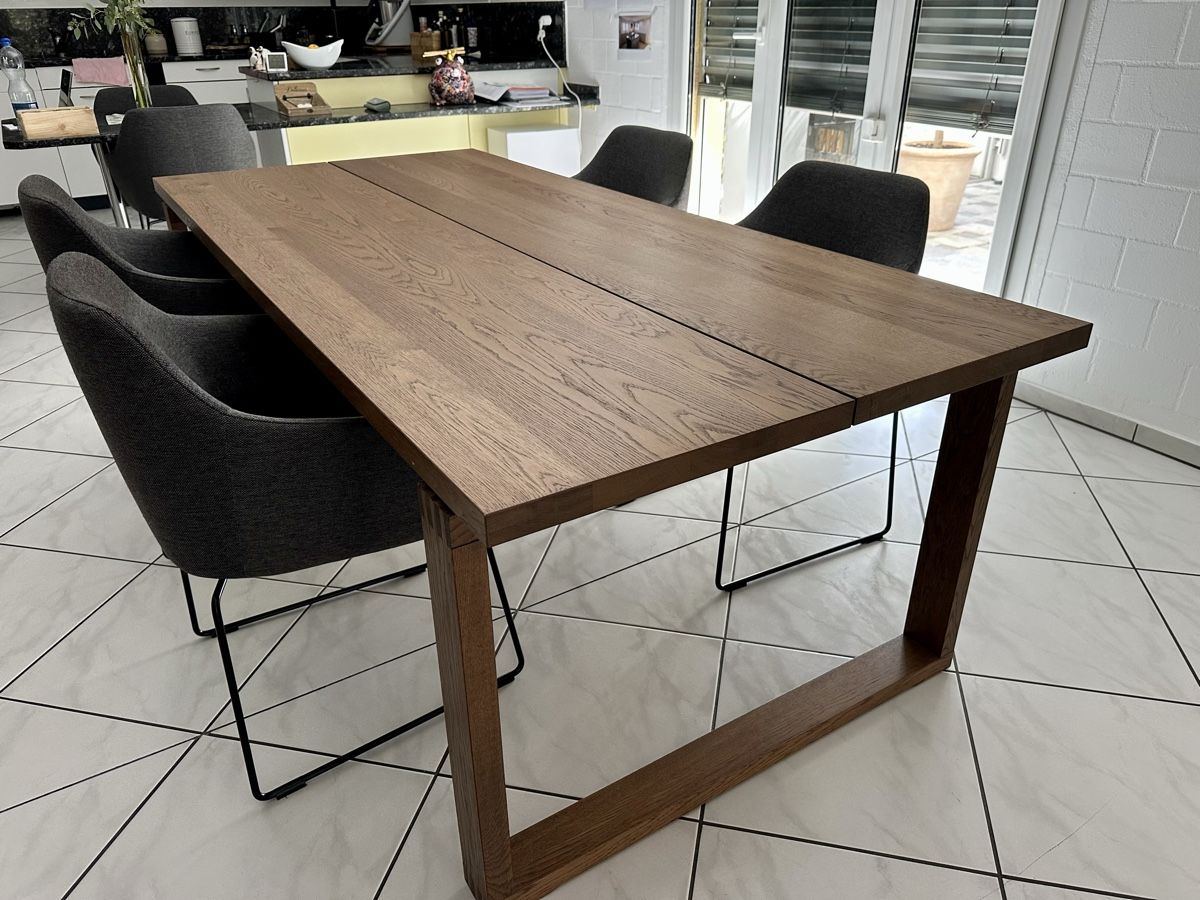 Tische: Tisch, Eichenfurnier lasiert, Mörbylanga – Gebraucht aus Eschenbach LU von cherryplum 1