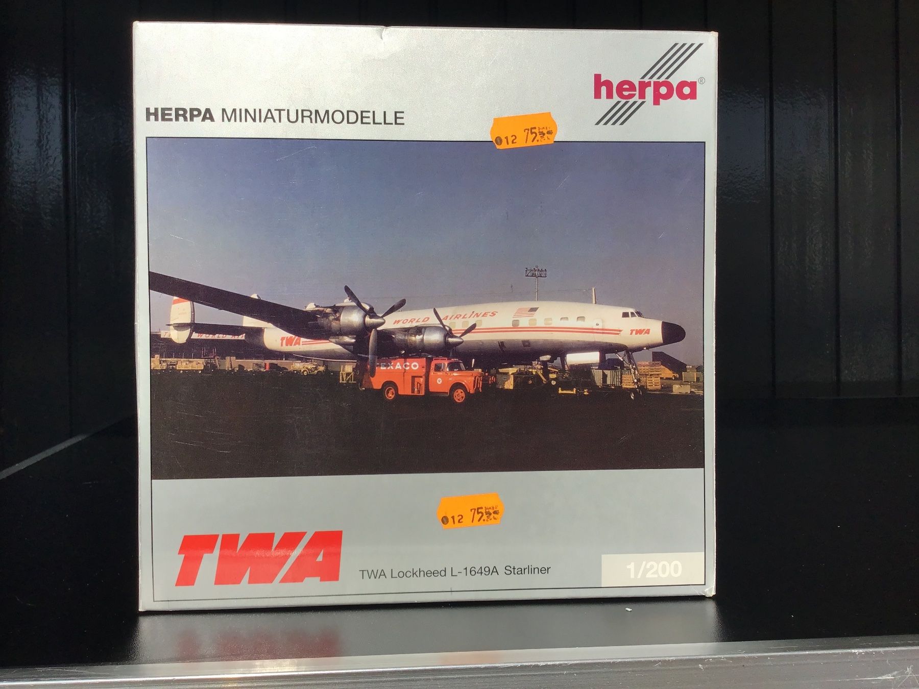 Herpa Kit di modellismo & Modellini statici: Herpa TWA Lockheed L-1649A Starliner1:200 – Usato da Männedorf venduto da Spezial-Modelle