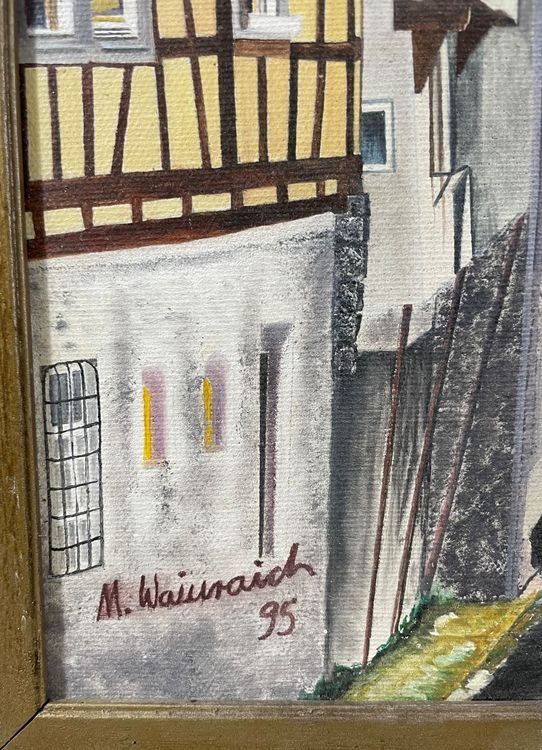 "Malerwinkel mit Brückenrathaus in Marktbreit am Main" 2