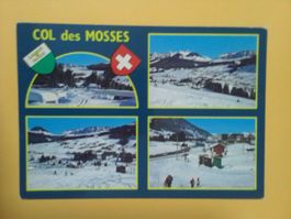 Col des Mosses Waadt mehrbildrig Skigebiet Skilift