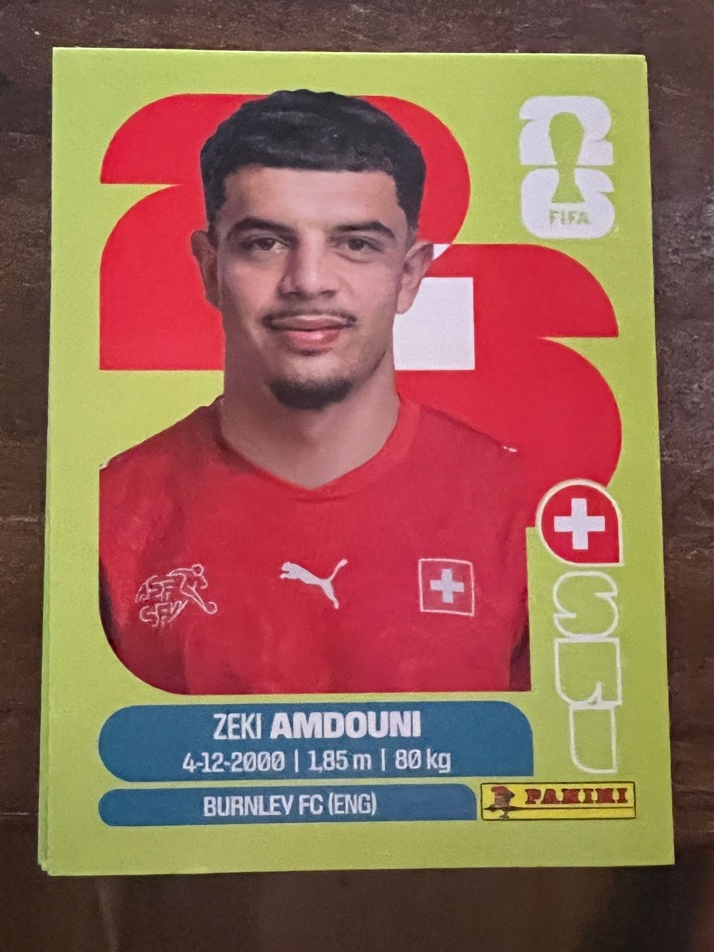 Panini WM 2026 - SUI 20 Sticker Amdouni 🇨🇭⚽️ (Gebraucht) in Langenthal ...