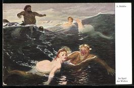 Arnold Böcklin: Im Spiel der Wellen, Ne