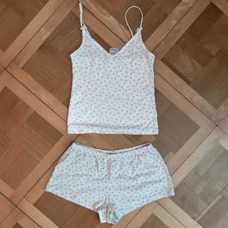 H&M Pyjama Set Floral Print Size S 