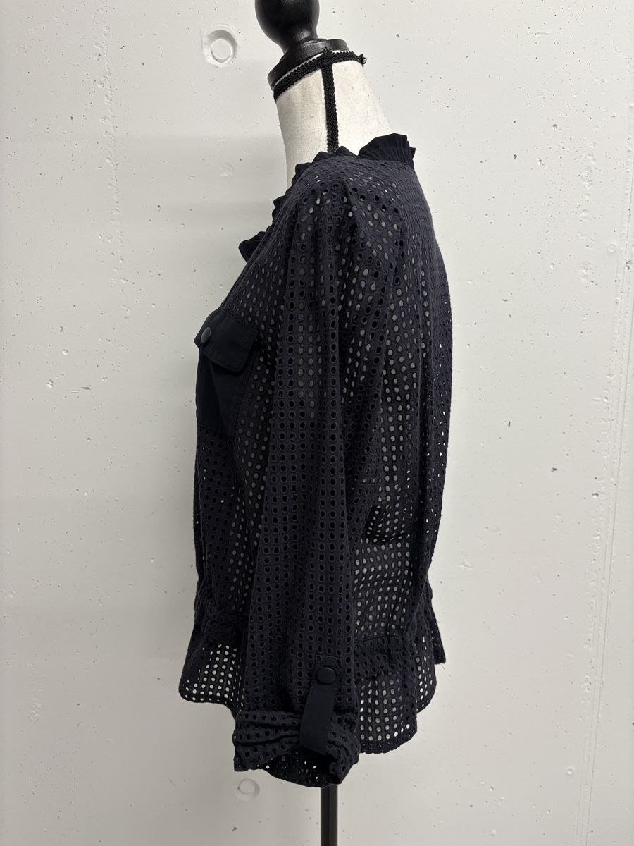 Marc Cain Jacken: Lochspitze Jacke Marc Cain Gr. 42 blau – Neu (gemäss Beschreibung) aus Regensdorf von secondchancefashion 1