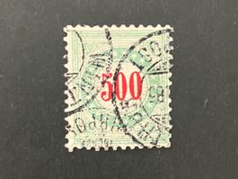 Nachporto-Marke, 1883, hell blaugrün, Kat. 22AK, KP 350.--