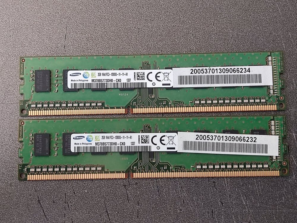 4 GB Samsung DDR3 1600 MHz 12800U RAM Kit | Kaufen auf Ricardo