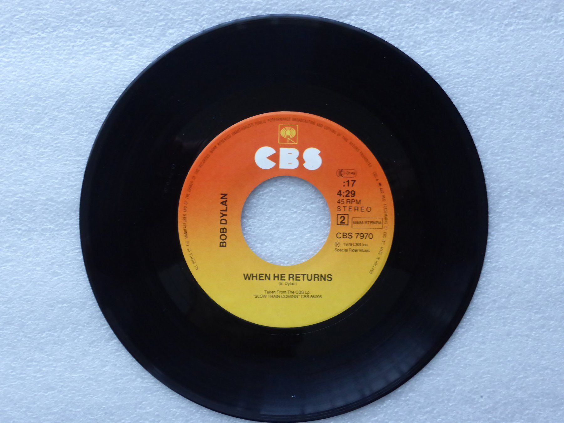 Schallplatten: Vinyl Single   BOB DYLAN – Gebraucht aus Küssnacht am Rigi von Mondkinder 2