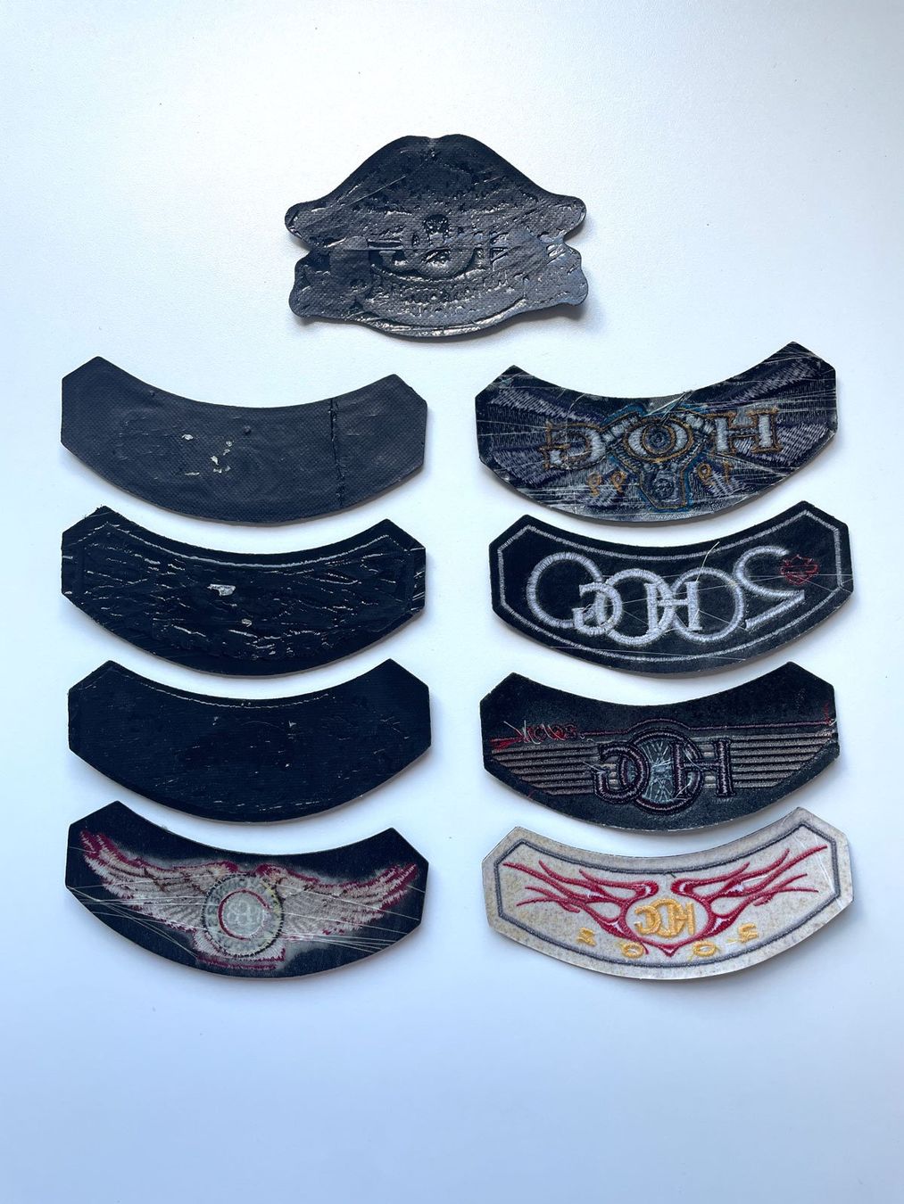 Harley-Davidson Toppe: Harley-Davidson H.O.G. Patches 1995–2002 + Eagle Patch Set – Nuovo (secondo la descrizione) da Niedergösgen venduto da horvart 1