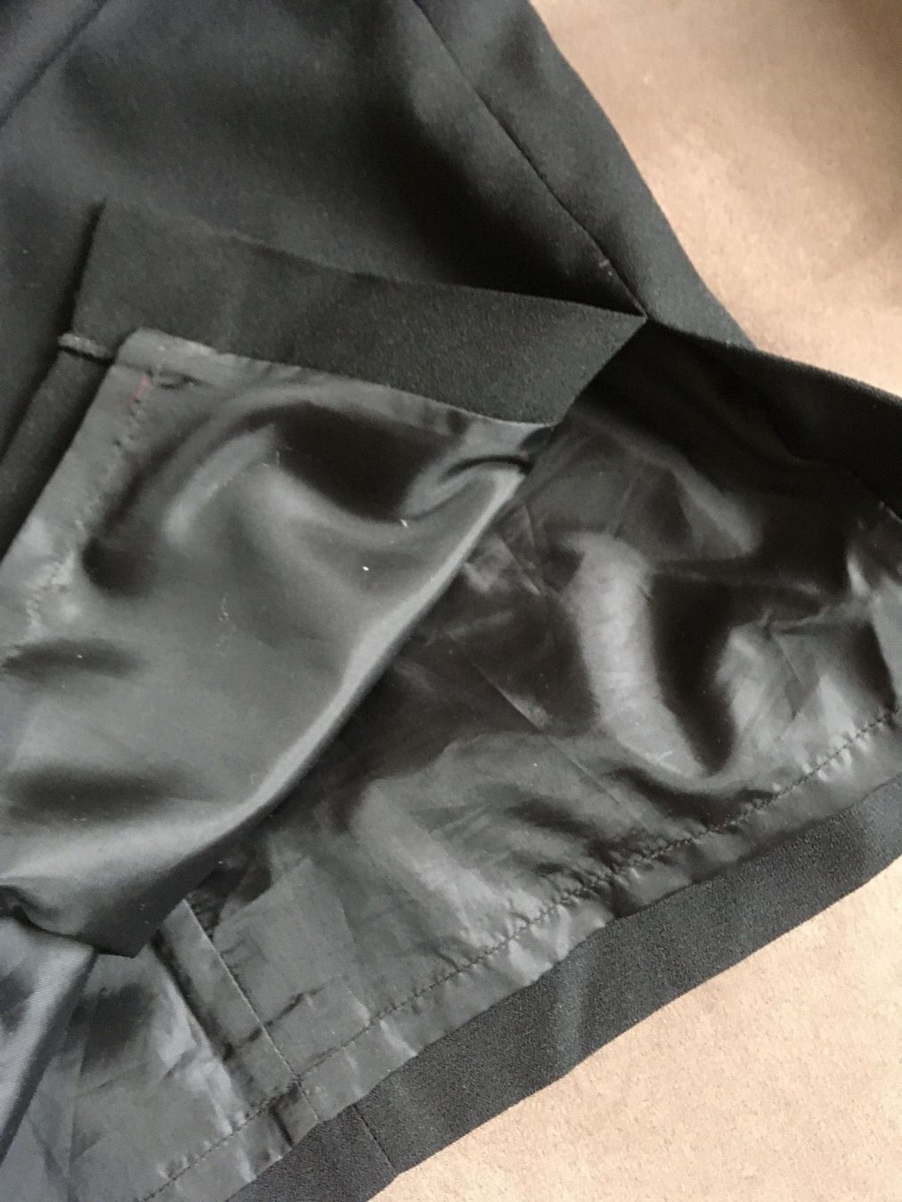 Kleider: Robe de soirée cocktail noir 34 & broche strass – Gebraucht aus Genève von Libellule477 4