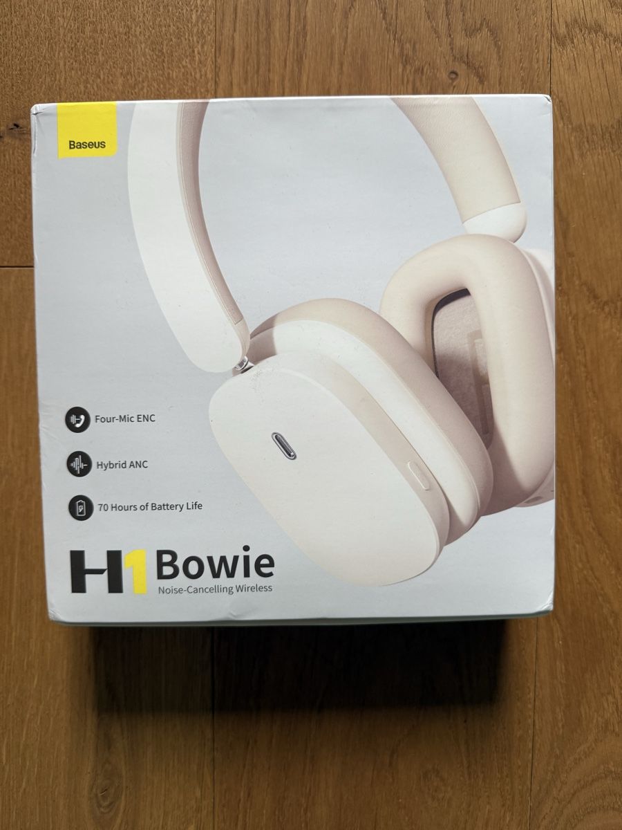 Cuffie: Originalverpackte Baseus H1 Bowie Noise Cancelling Kopfhörer – Nuovo e nell'imballaggio originale da Rorbas venduto da sei_9qyv