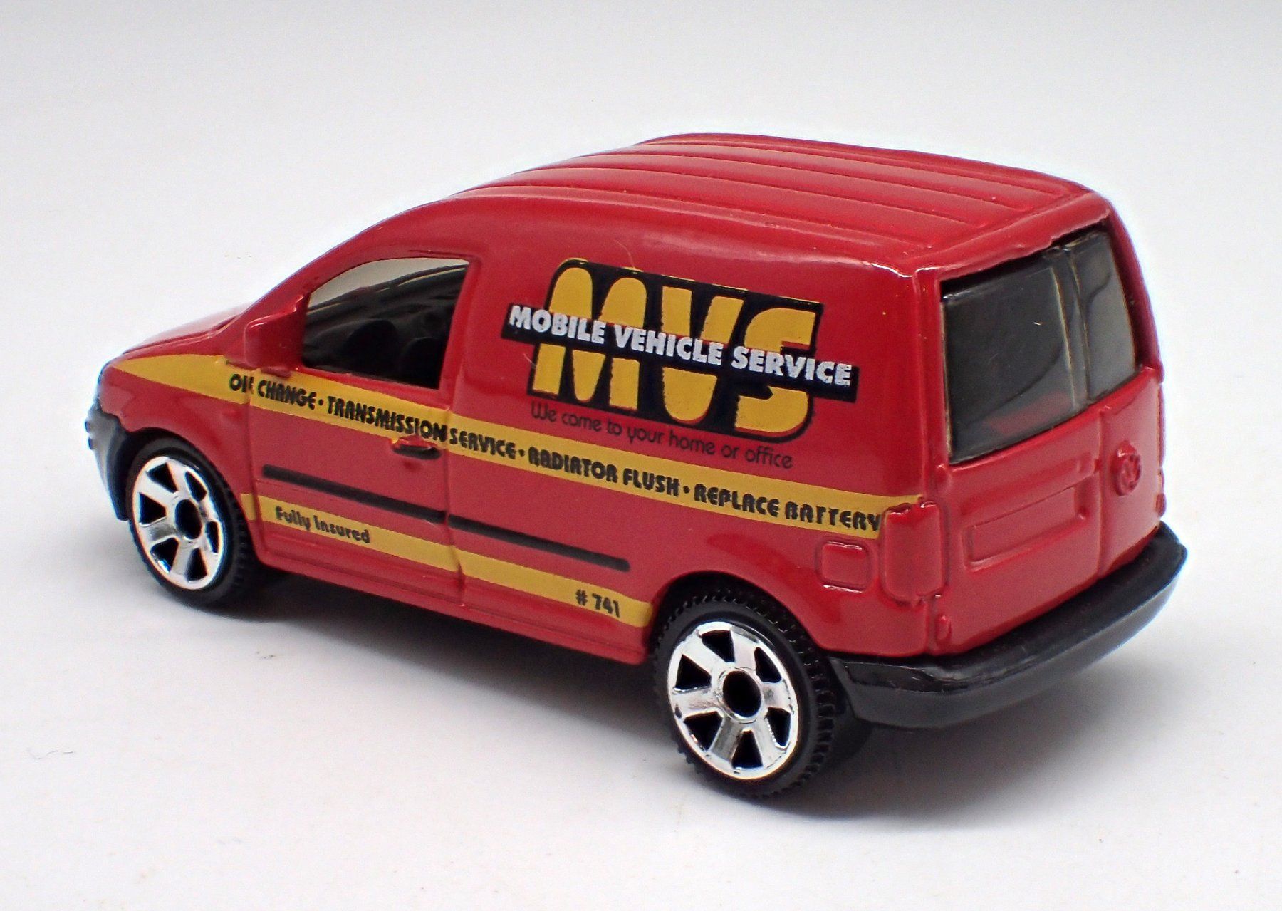 Matchbox Modellini d'auto: Matchbox VW Caddy Mobile Vehicle Service rot/rouge – Usato da Ostermundigen venduto da archeopteryx 1