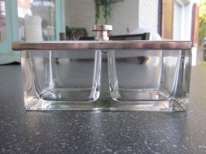 Set di piatti: Art Deco Marmeladenset Glas mit Deckel Tablett Wellner vers. – Usato da Bischofszell venduto da raika 6