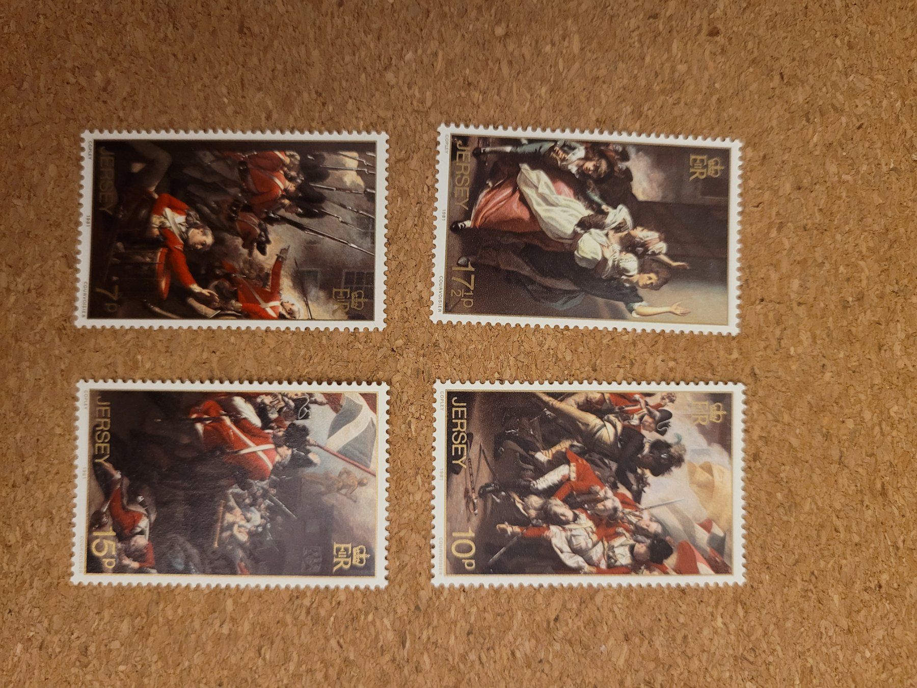 Alle Briefmarken: Marken Jersey – Gebraucht aus Inwil von Flower2325