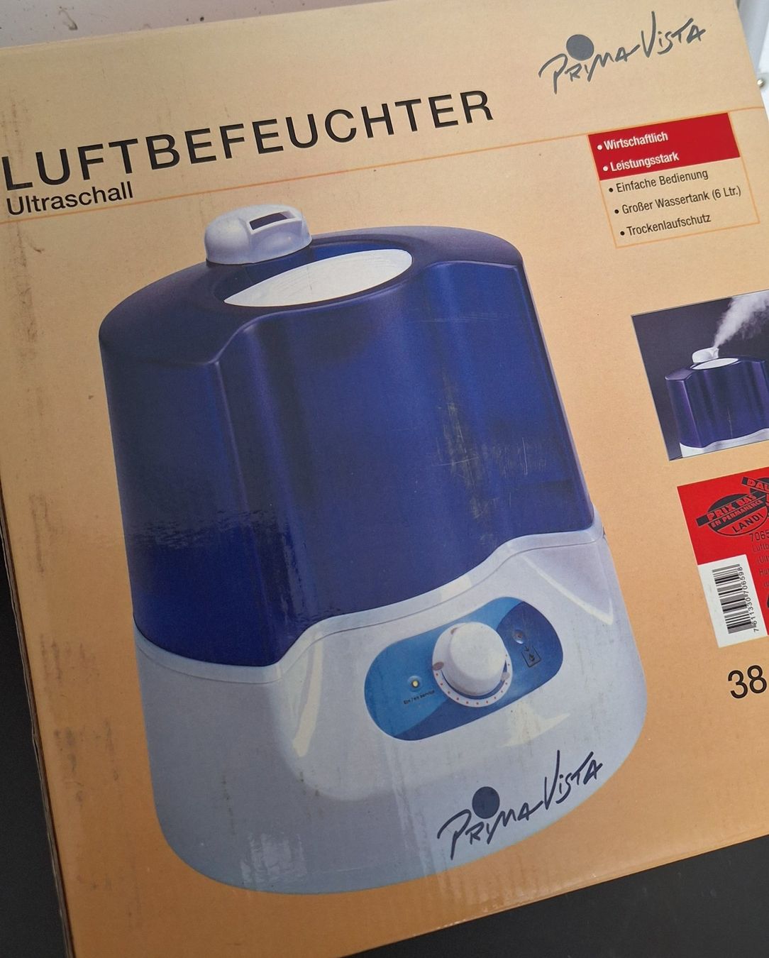 Umidificatori d'aria: Luftbefeuchter PrymaVista – Nuovo e nell'imballaggio originale da Buchs ZH venduto da mebu18 3
