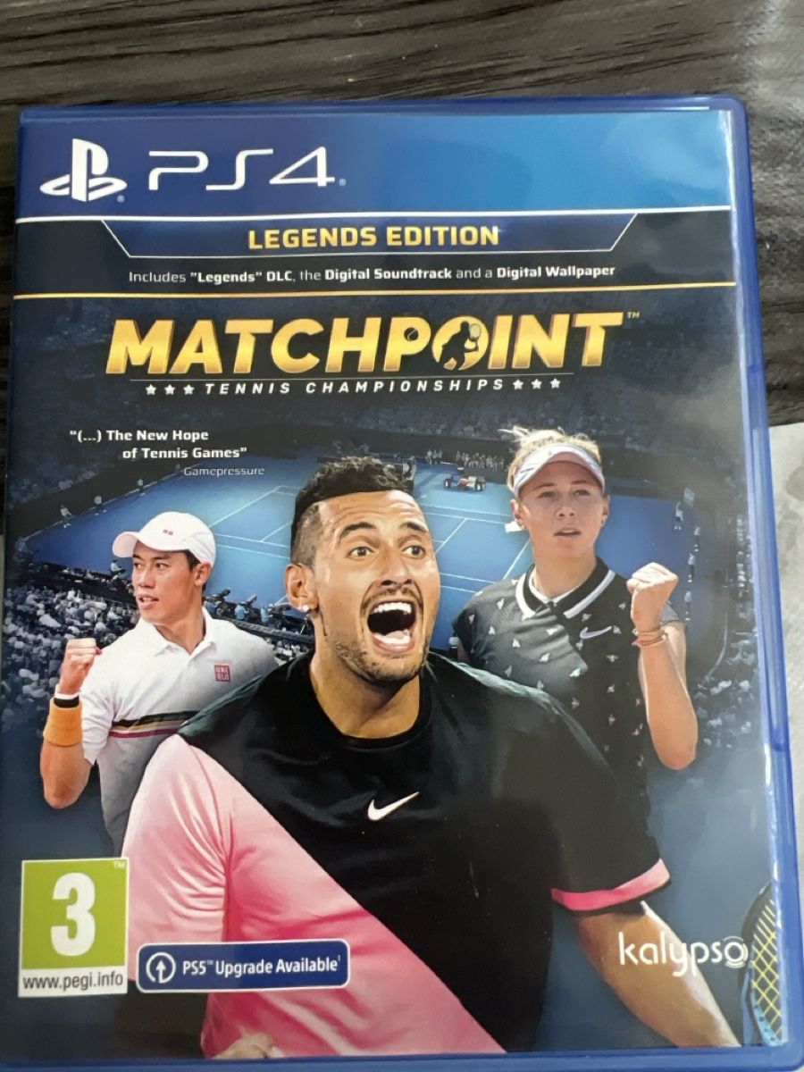 Spiele: Jeu PS4 Matchpoint Legends Edition TBE 🎾 – Gebraucht aus Biel/Bienne von DEGRIFE