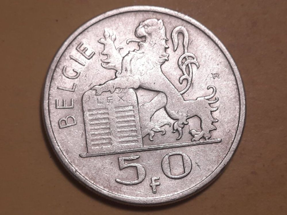 Tutti le monete: Belgien 50 Francs 1950 Silber – Usato da Buchs SG venduto da numispatica 1