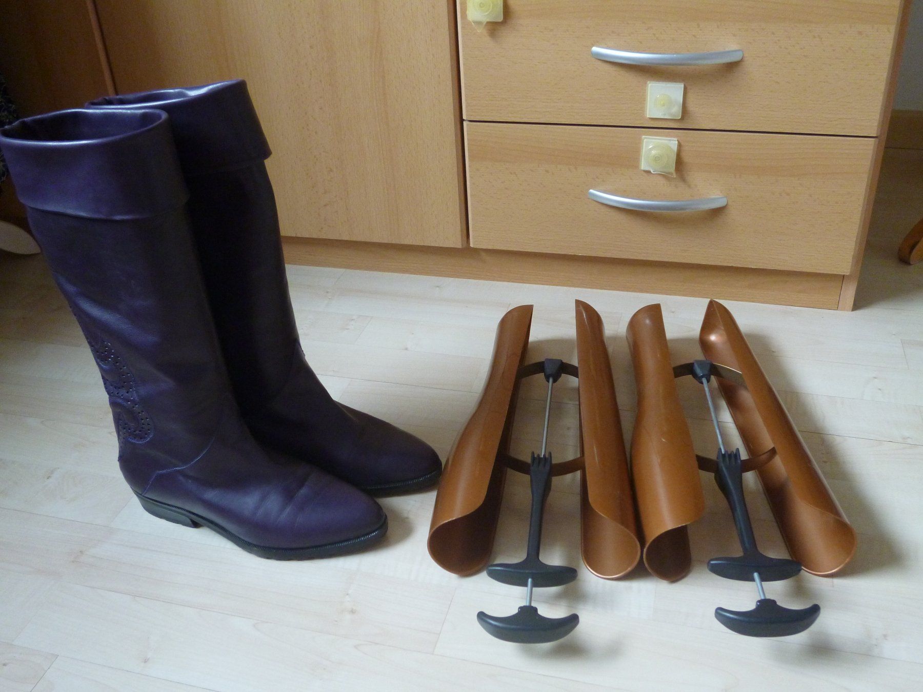 Scarpe da donna: violette Lederstiefel  Brunella  Gr. 36 – Usato da Dättlikon venduto da Mamakuga 5