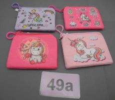 4 Portemonnaie Geldbeutel Einhorn, Nr. 49a