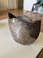 Dekoratives versilbertes Gefäß mit Gravur – Vintage