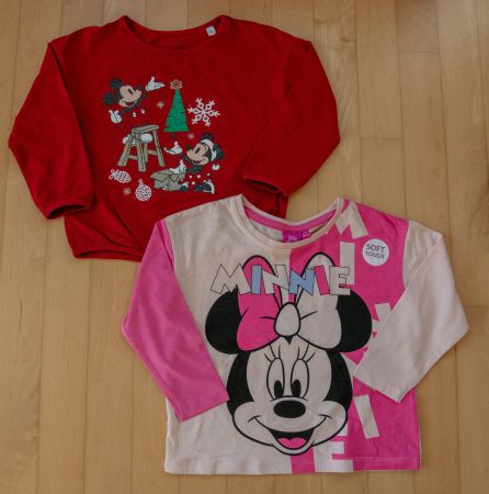 2 Shirts von Disney, Gr. 104