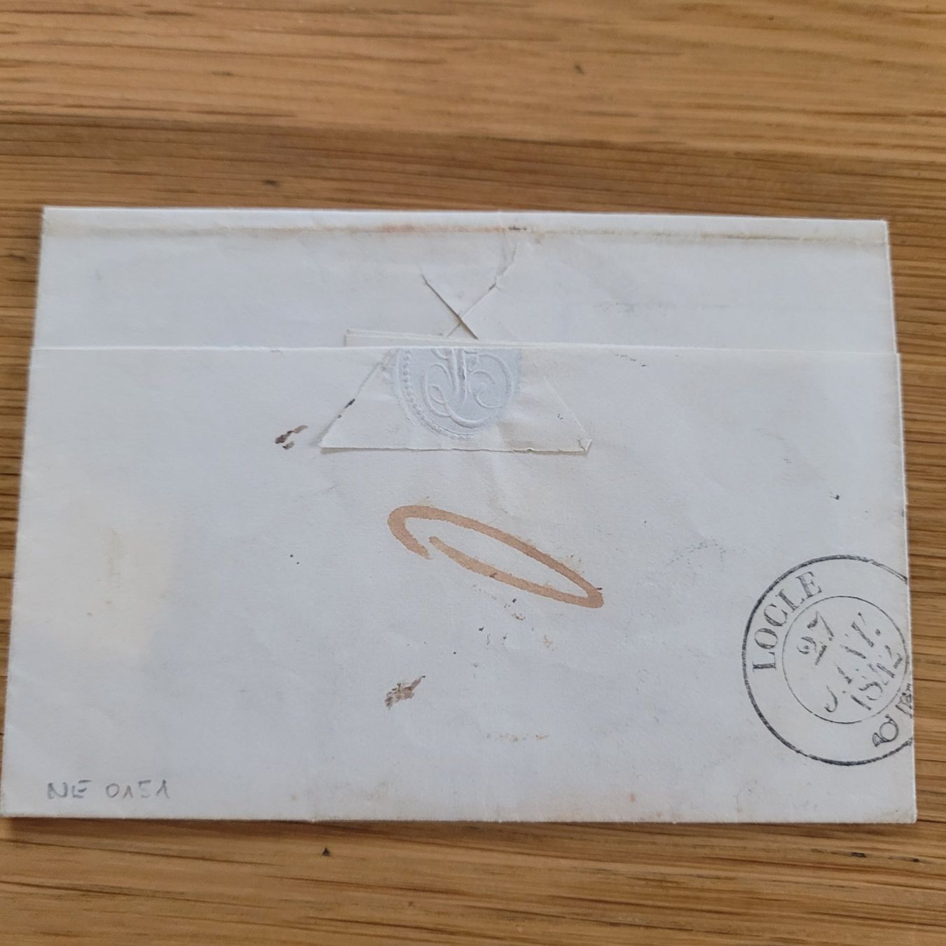 Alle Briefmarken: Document Préphilatélique Neuchâtel 1842 Locle – Gebraucht aus Biel/Bienne von Destockweb 1