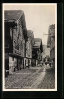 Andermatt, Dorfstrasse am Gasthaus zum O