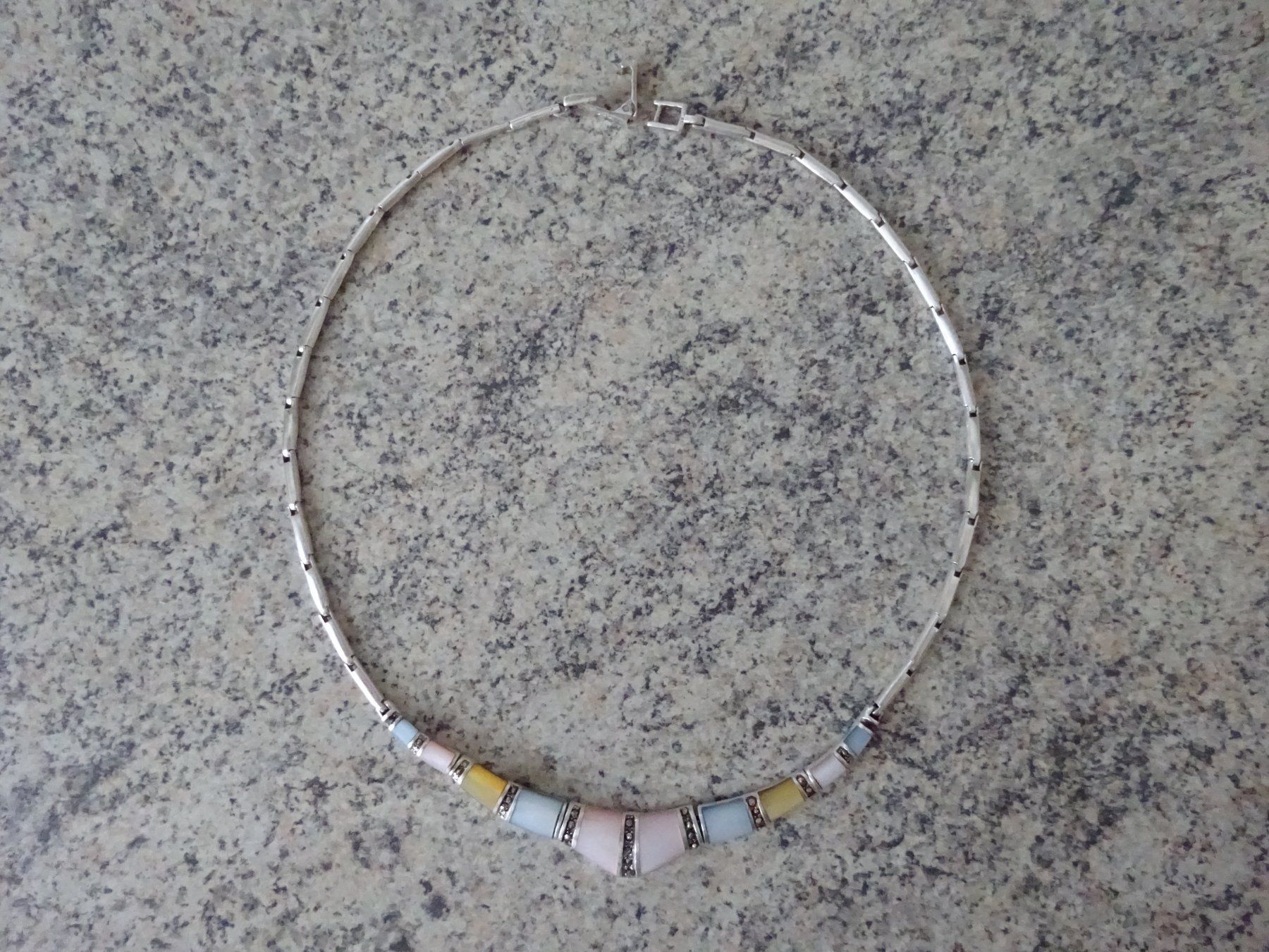 Catenine: Halskette Silber / Collier Pastell – Usato da Esslingen venduto da FetteSchnecke 3