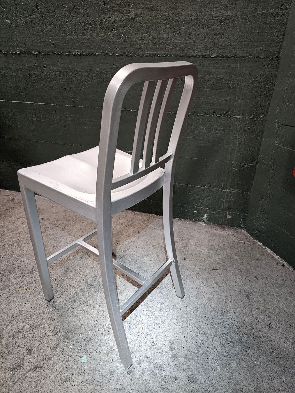 Seggioloni: lot 4 chaises de bar alu brossé  – Usato da Genève venduto da top_k9ml 1