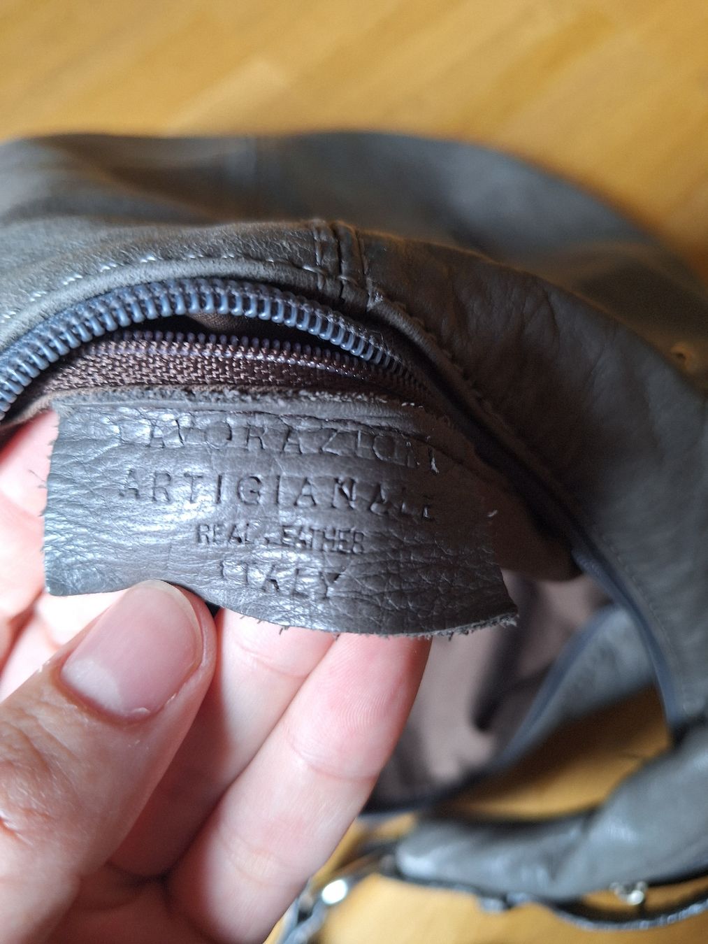 Borse da donna: Ledertasche grau – Usato da Riehen venduto da Mamestra 5