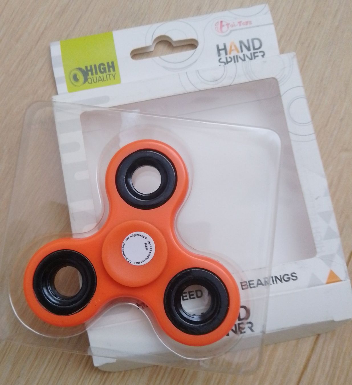Giochi: Handspinner, Fidget Spinner, Neu & OVP orange – Nuovo e nell'imballaggio originale da Wohlen AG venduto da salamanderspielwaren 2