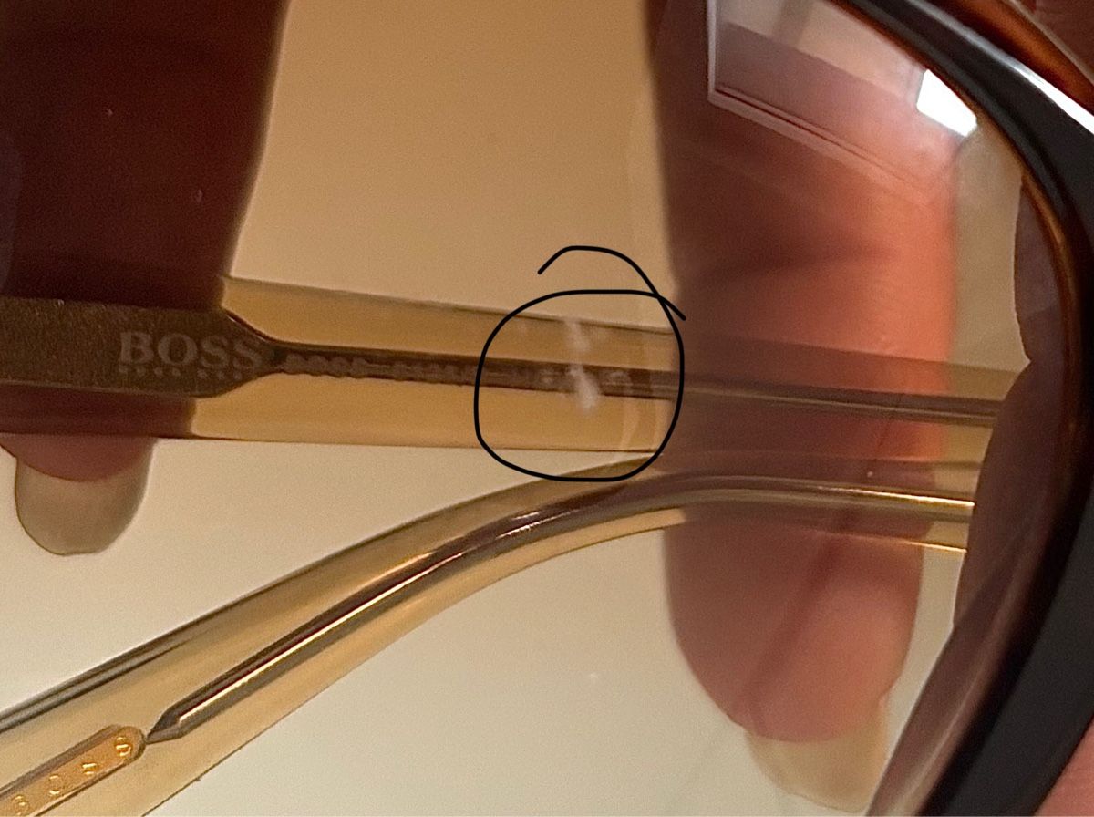 Hugo Boss Occhiali & Lenti: Sonnenbrille BOSS Damen transparent – Usato da Münsingen venduto da silvie24 2