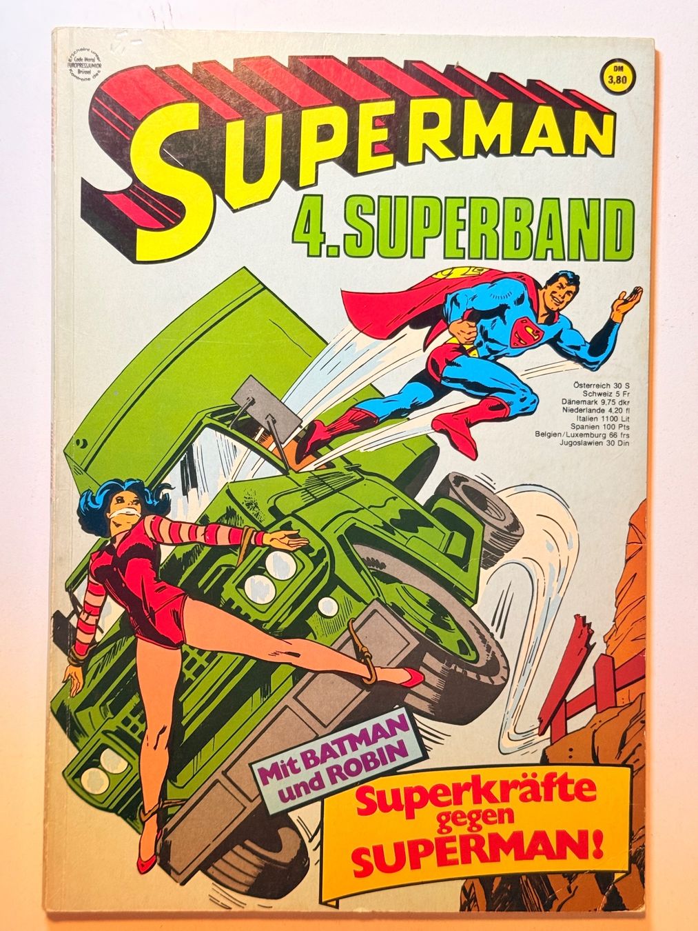 Comics: Superman 4. Superband - Comic Klassiker - 1. Auflage! – Gebraucht aus Zuerich von SonderArt-Wertgut