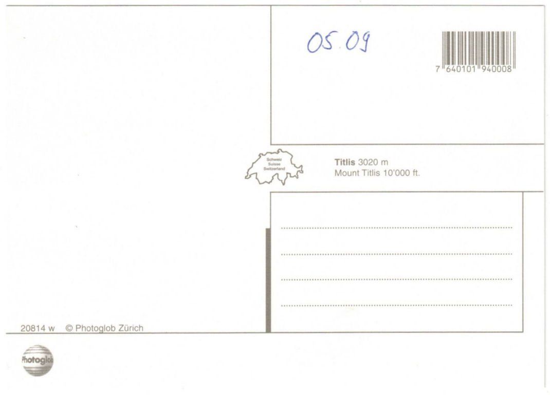 Cartoline postali: Engelberg - 3 Bild AK Titlis – Usato da Binningen venduto da Mountainrider 1