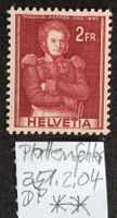 MA159) 251.2.04, Abart Doppelprägung, postfrisch