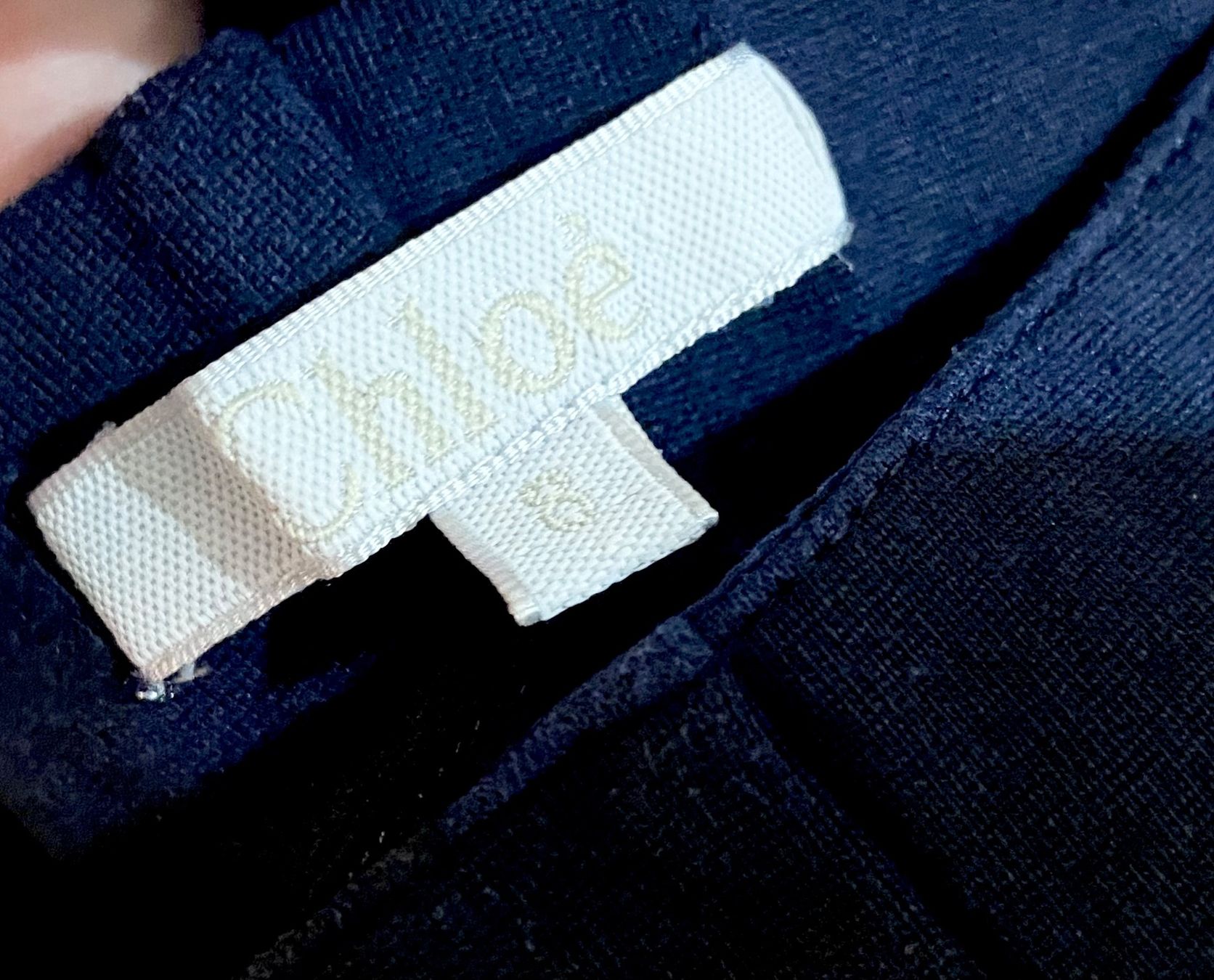 Chloé Pantaloni: Chloe, Hose, 122, dunkelblau – Usato da Zürich venduto da Pokimoki_1 1