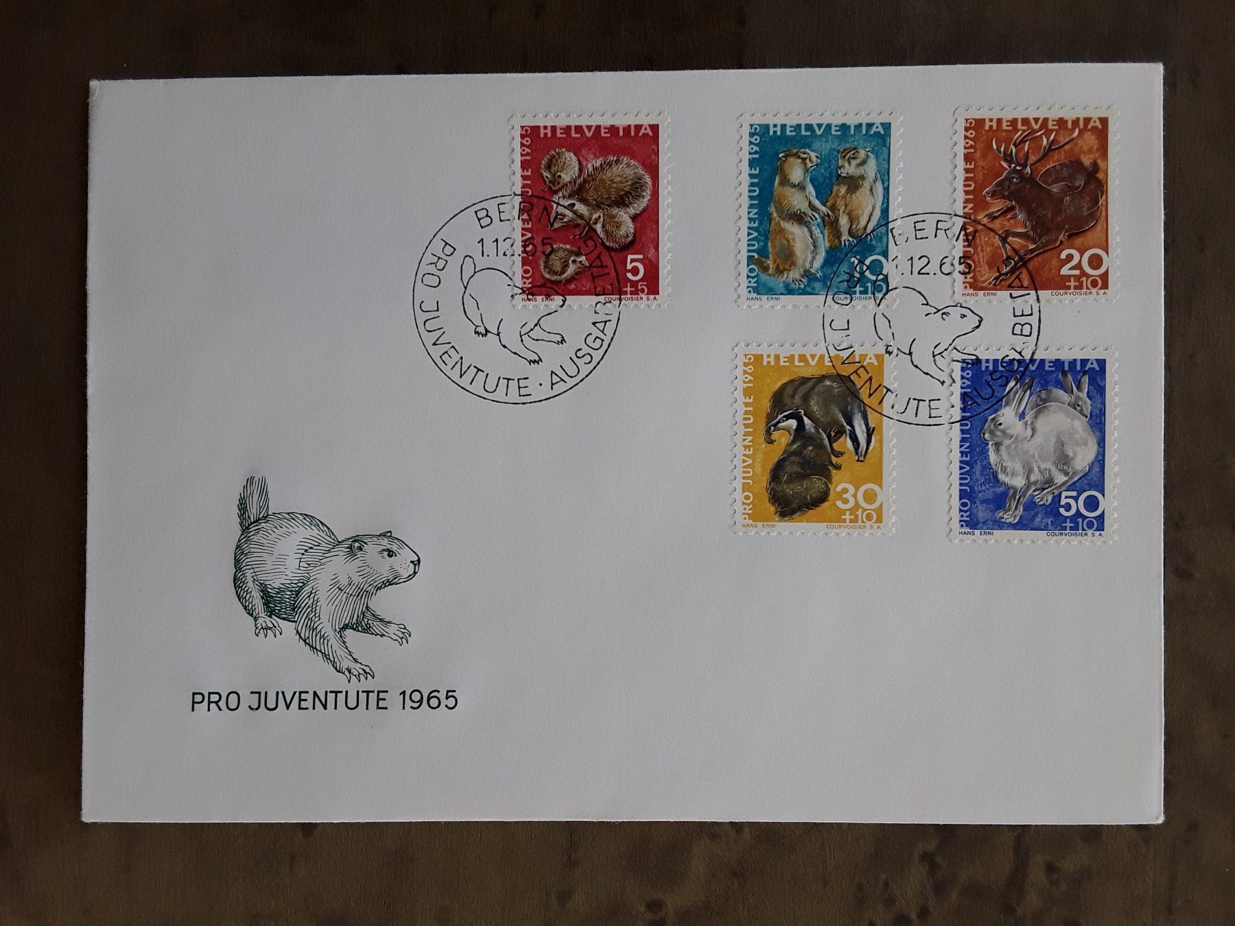 Tutti i francobolli: Pro Juventute FDC Brief 1965 – Usato da Bazenheid venduto da derdelorean01