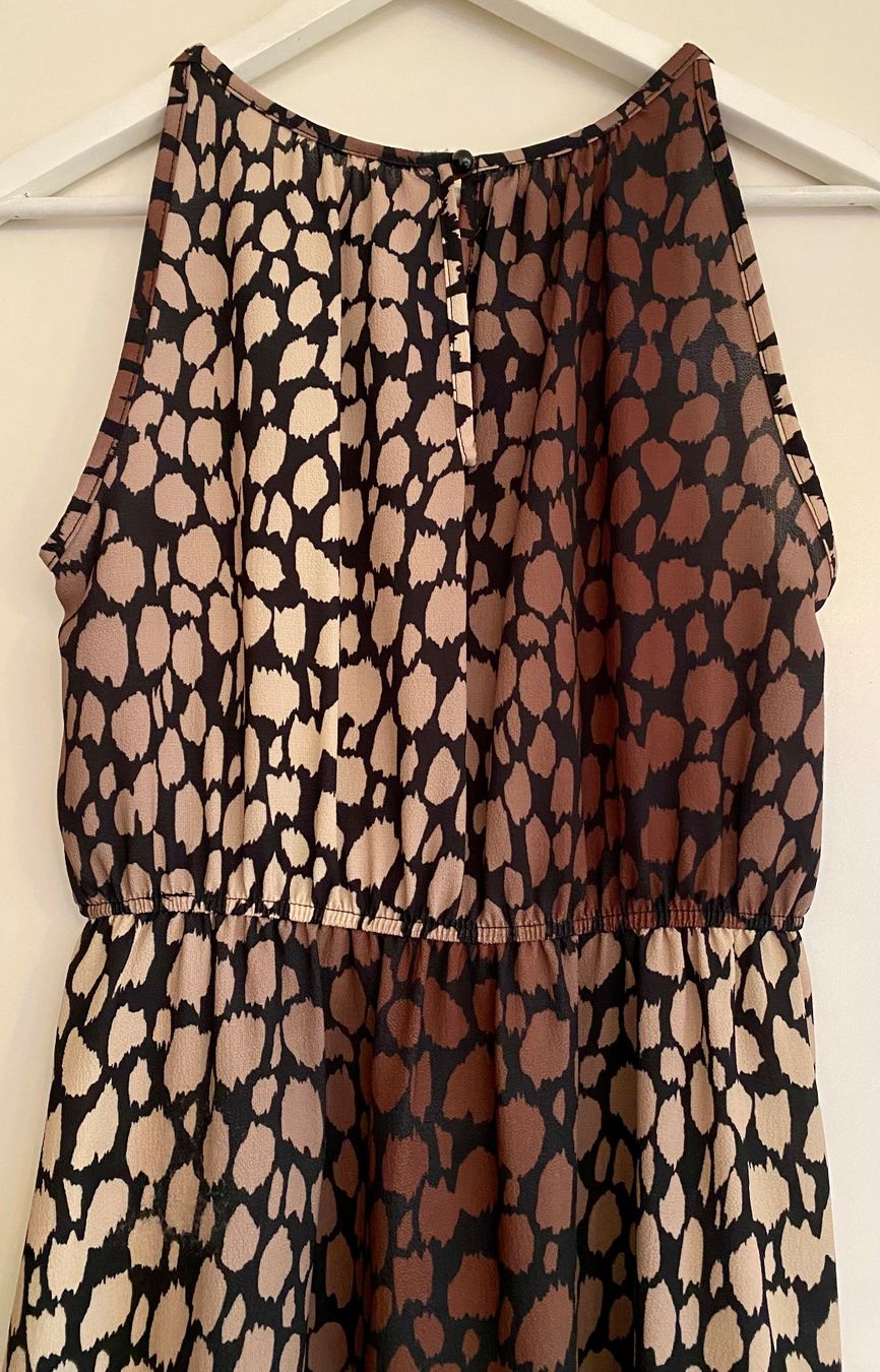 Vestiti: Kleid in Braun/Schwarz/Beige, One Size – Usato da Zürich venduto da Maria2021 2
