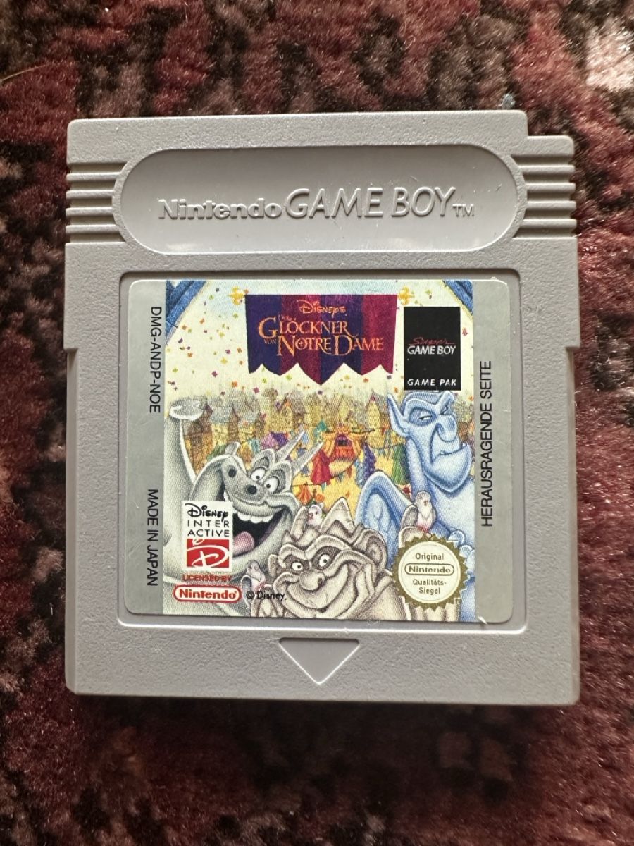 Nintendo Giochi: Disney's Der Glockner von Notre Dame 1996 – Usato da Bellinzona venduto da Ti.belli