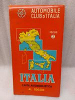 Carta stradale Automobile Club Italia - Anno 1966