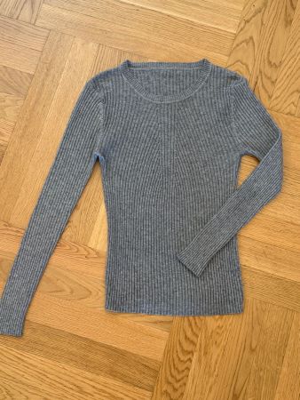 Even&Odd Pullover Grau Viskose Gr. S