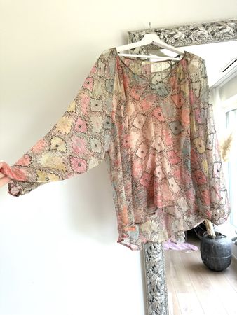Seidenbluse inkl Seidentop / Oversized