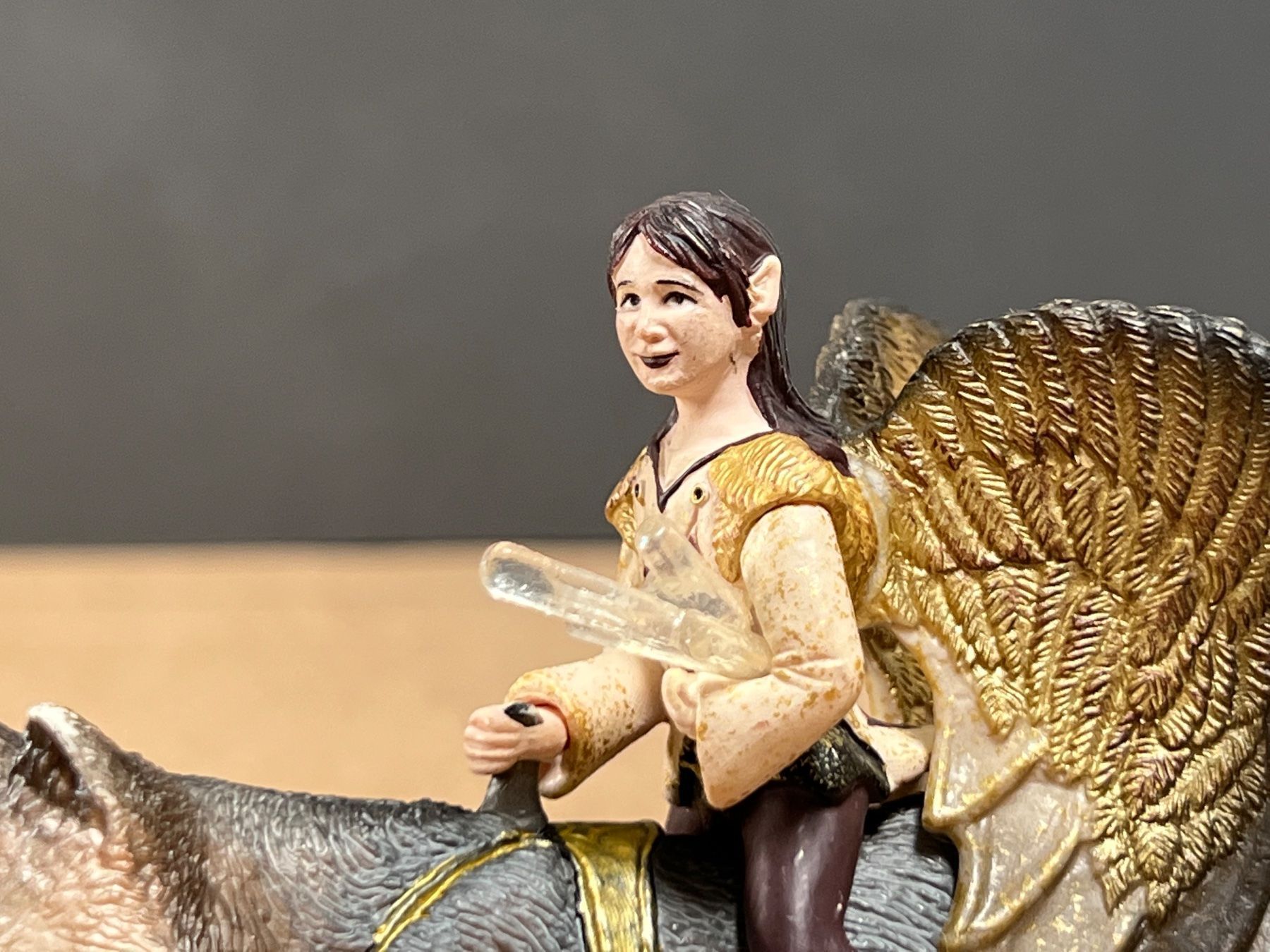 Schleich Statuette: Schleich Bayala Jaro auf Wolf – Usato da Ennetbaden venduto da mapa05 2