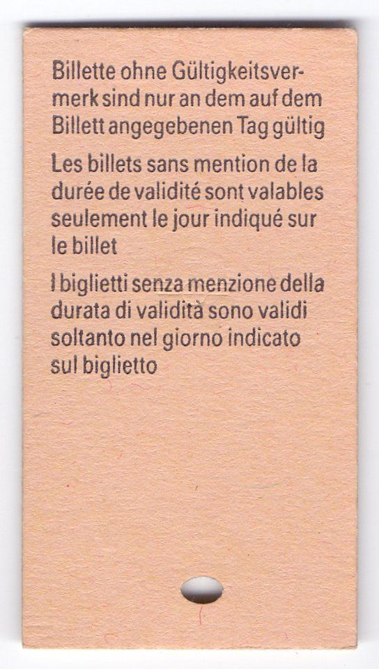 Biglietti: Billette Schwyz - Brunnen – Usato da Langenthal venduto da Sammlungs_aus 1