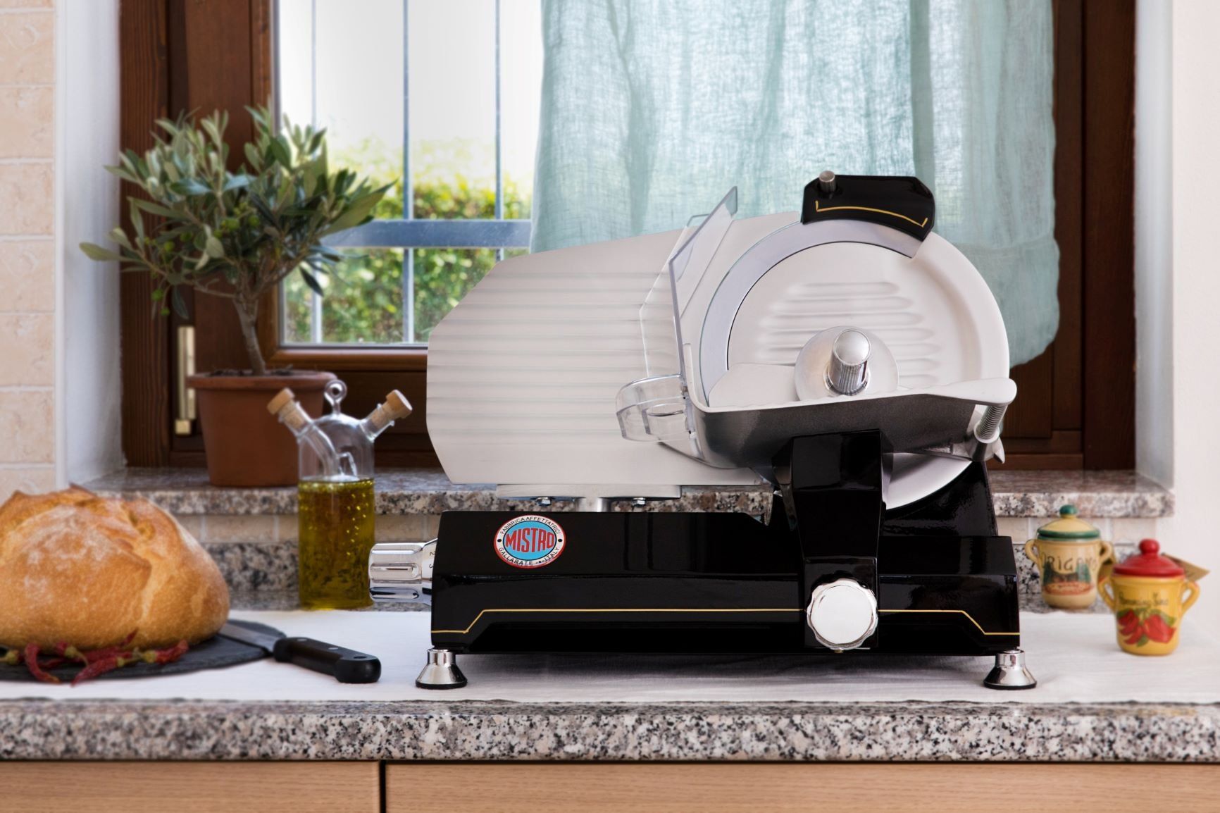 Elettrodomestici da cucina: Trancheuse / Affettatrice Mistro GS 220 Spécial CE Nera – Nuovo e nell'imballaggio originale da Pfaeffikon-ZH venduto da Alea6