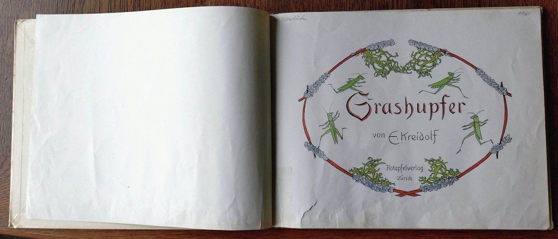 Libri: Grashupfer von Ernst Kreidolf 1963 – Usato da Uster venduto da Junipa 2