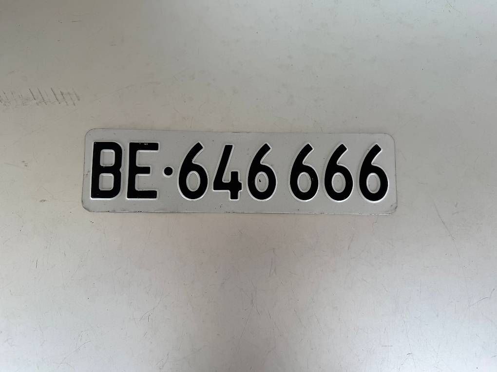 Insegne: Auto Kontrollschild BE646666 – Usato da Hinterkappelen venduto da Toni_008 1
