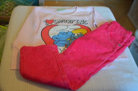 TAILLE 98 - HOSE + SWEATSHIRT