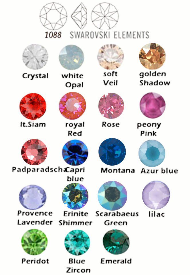 Orecchini pendenti & Orecchini a lobo: Swarovski Elements Crystal Ohrstecker in 17 Farben – Nuovo e nell'imballaggio originale da Bottenwil venduto da anh_5brz 2