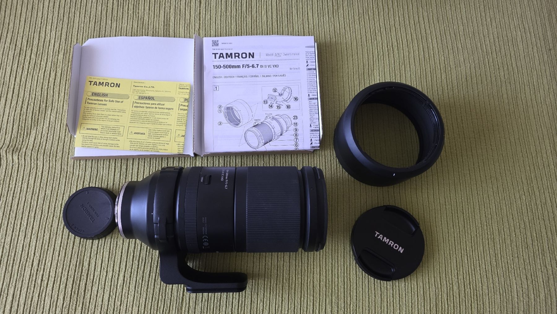 Tamron Objectifs: Tamron 150-500mm Sony e-Mount – D'occasion à Wittnau par ovi1212
